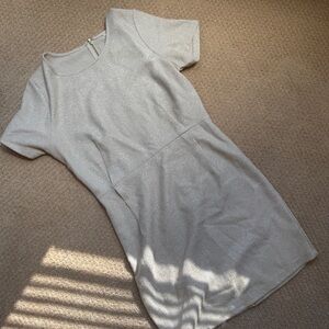 Lucky Brand Sparkling Cream Midi Dress